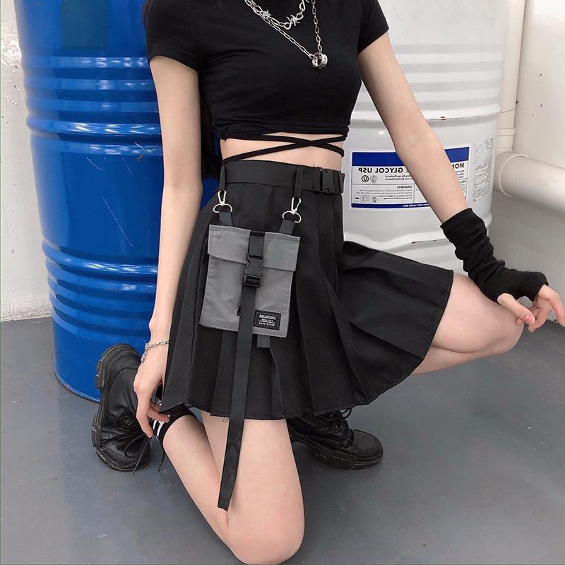 Harajuku Dark High Waist Skirt