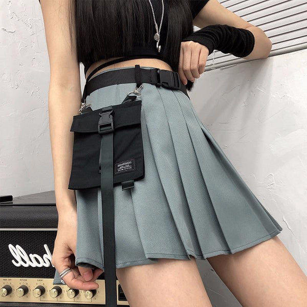 Harajuku Dark High Waist Skirt