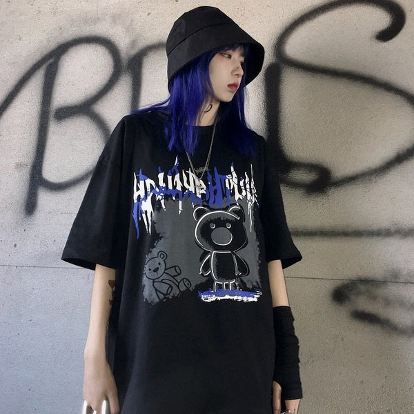 Harajuku Gothic Graphic T-Shirt