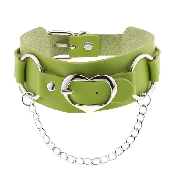 Heart Chain Buckle Choker