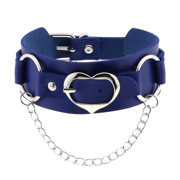 Heart Chain Buckle Choker