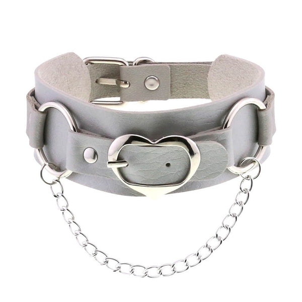 Heart Chain Buckle Choker