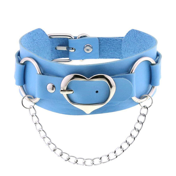 Heart Chain Buckle Choker