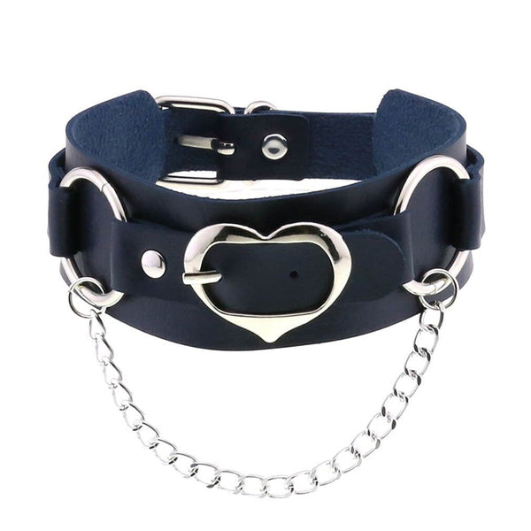 Heart Chain Buckle Choker