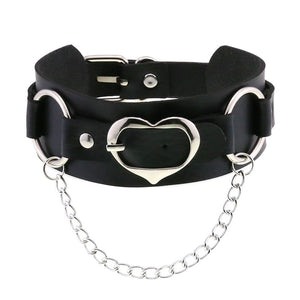 Heart Chain Buckle Choker