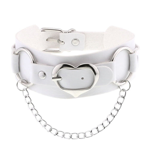 Heart Chain Buckle Choker