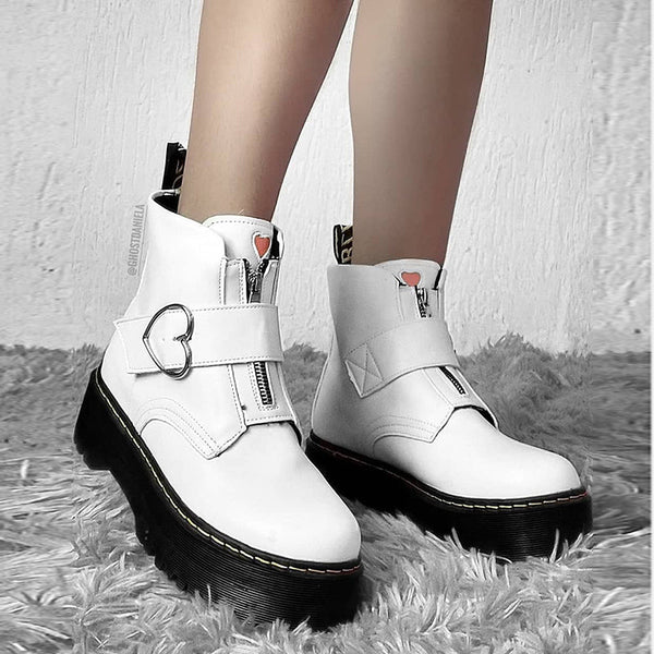 Heart Belt Boots