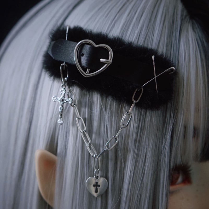 Valentine's Day Gift Heartbeat Fur Hairpin