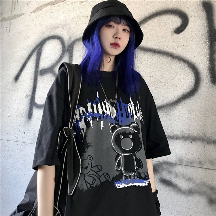 Harajuku Gothic Graphic T-Shirt