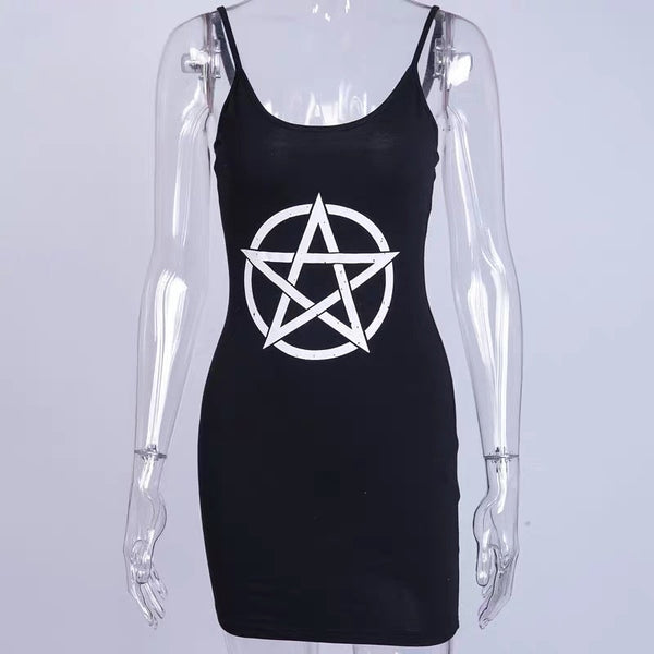 Sexy Sleeveless Pentagram Shirt