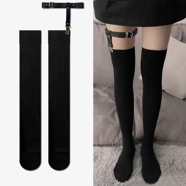 Japanese School Uniform Socks With Leg Ring