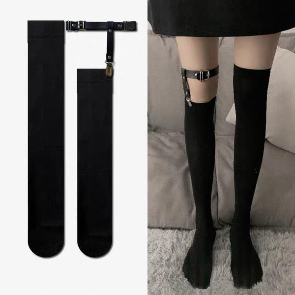 Japanese School Uniform Socks With Leg Ring