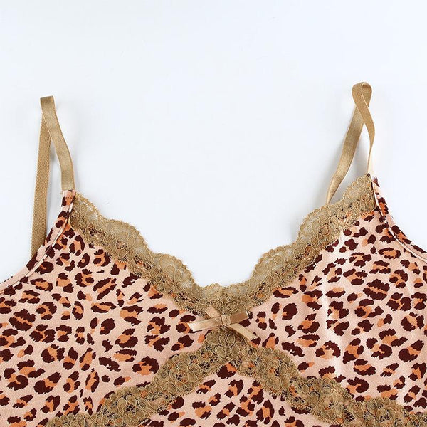 Leopard Print Vest Top