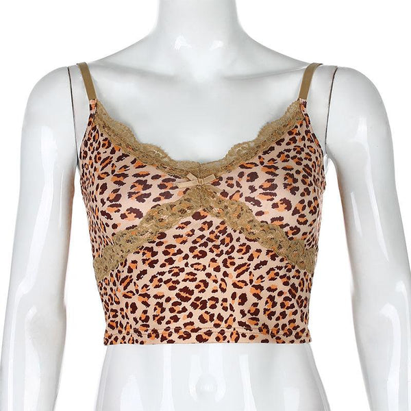 Leopard Print Vest Top