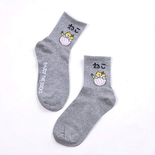 "SPORTY KITTY" SOCKS