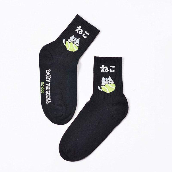 "SPORTY KITTY" SOCKS