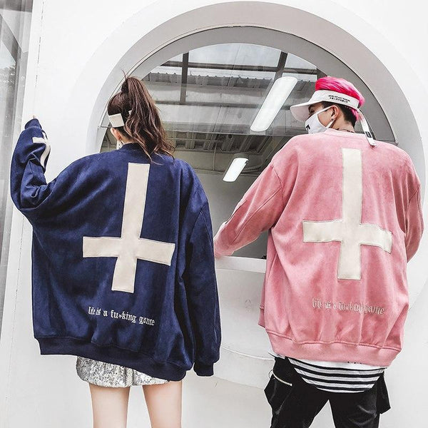 "THE CROSS" BASEBALL JACKET