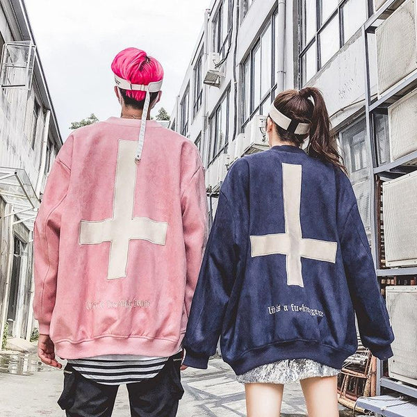 "THE CROSS" BASEBALL JACKET