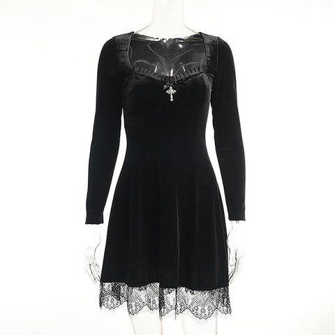 Dark Lace Dress