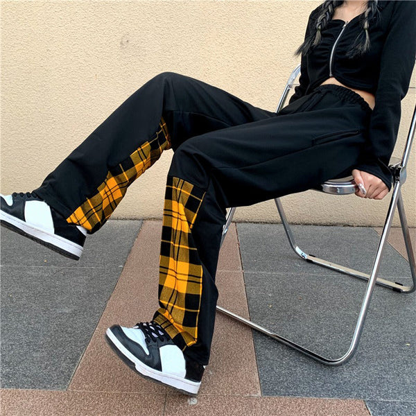 casual plaid pants