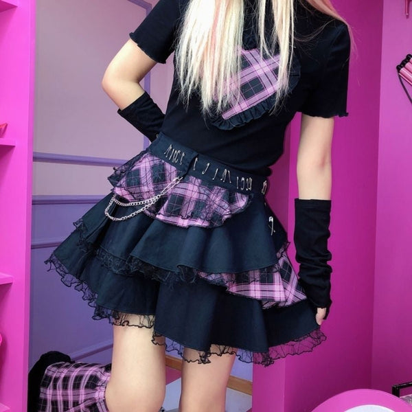 Dark Rock Sweetheart Skirt