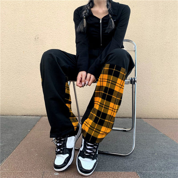 casual plaid pants