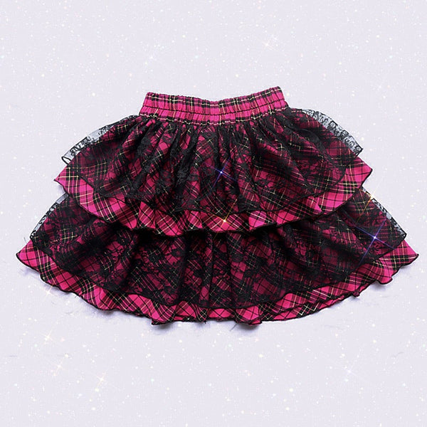 Lace Punk Cake Skirt