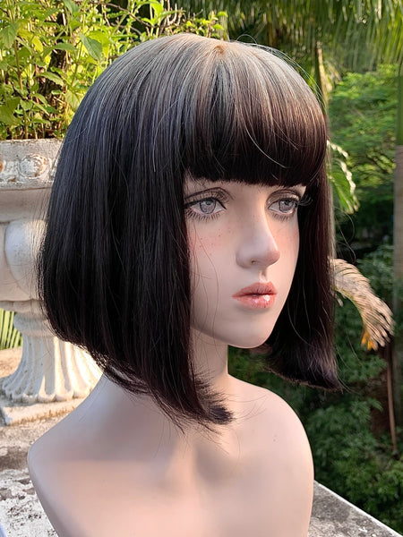 Short  daily natural wig kf82502