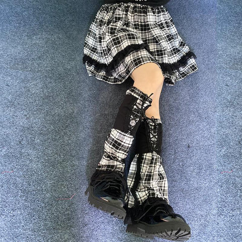 Plaid Leg Warmer