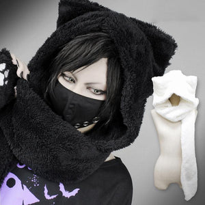 Meow Star Plush Scarf Hat