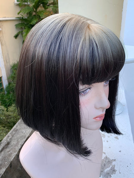 Short  daily natural wig kf82502