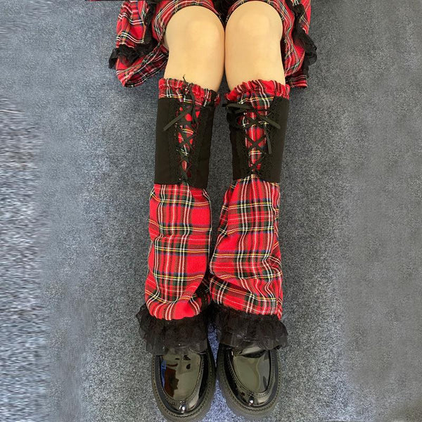 Plaid Leg Warmer