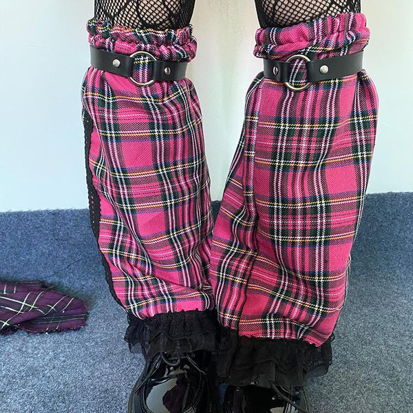 Plaid Leg Warmer