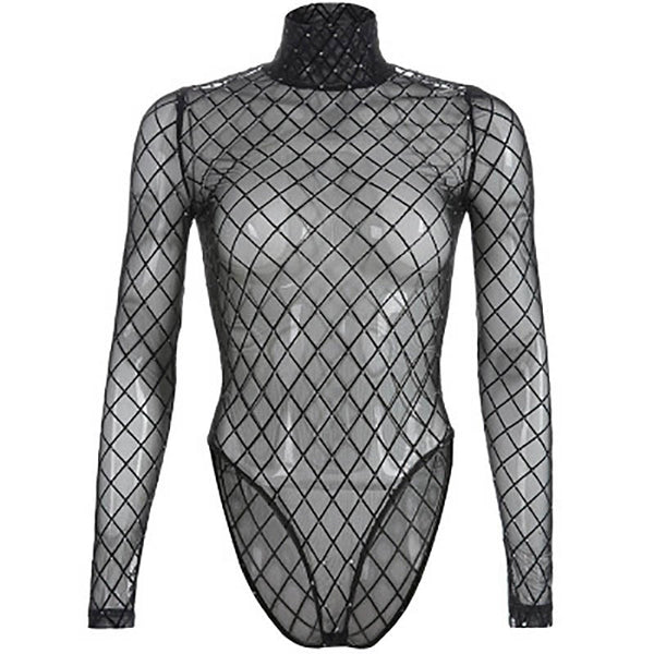 Perspective Grid Bottoming Shirt