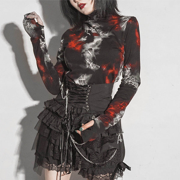 Punk Bloody Cobweb Top