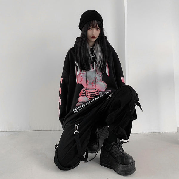 OVERSIZE Dark bear sweater HOODIES