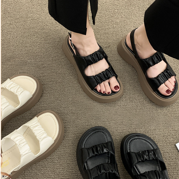 Open Sandals Retro Summer Seoul