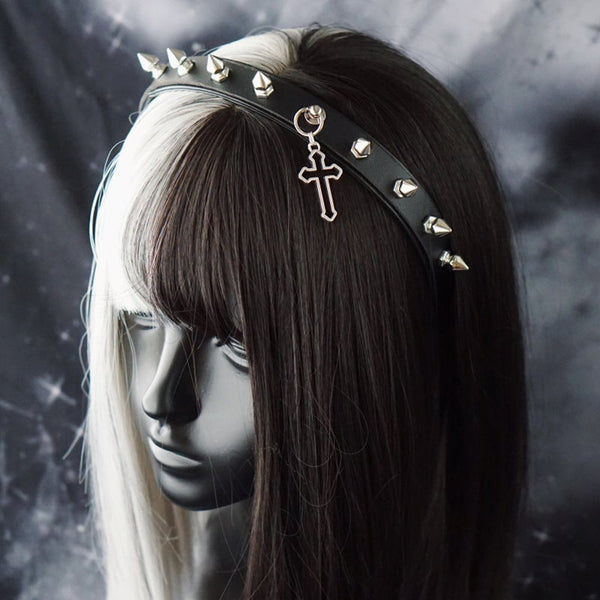 Valentine's Day Gift Punk Rivet Hair Band