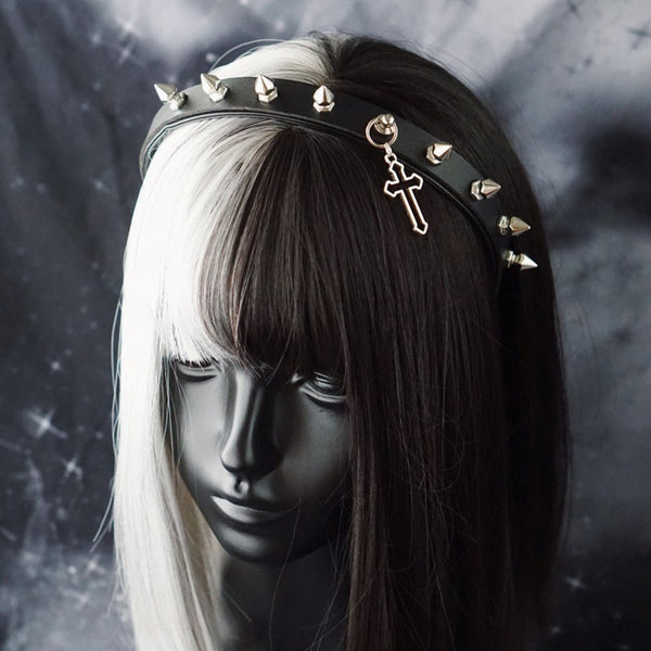 Valentine's Day Gift Punk Rivet Hair Band