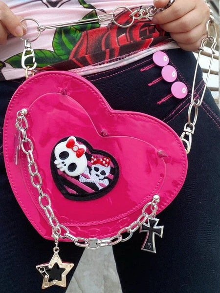 Punk Heart Shoulder Bag