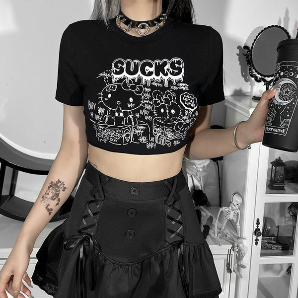 Punk Kitten Crop Top