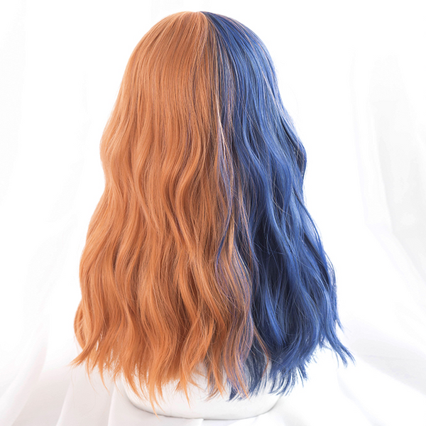 Harajuku Blue Orange Wig KF81947