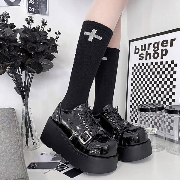 <Nightcrawler> Mary Jane Platform Shoes