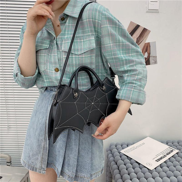 Spider Web Crossbody Hand Bag