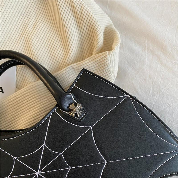 Spider Web Crossbody Hand Bag