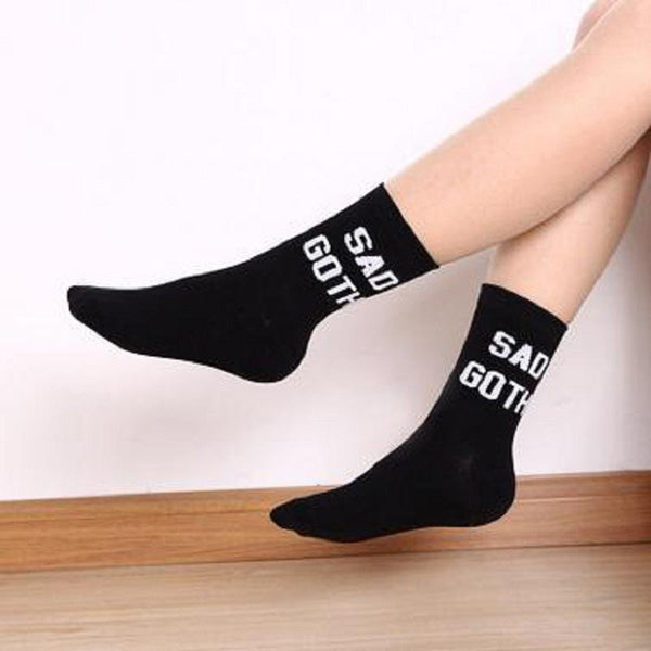 SAD GOTH CREW SOCKS