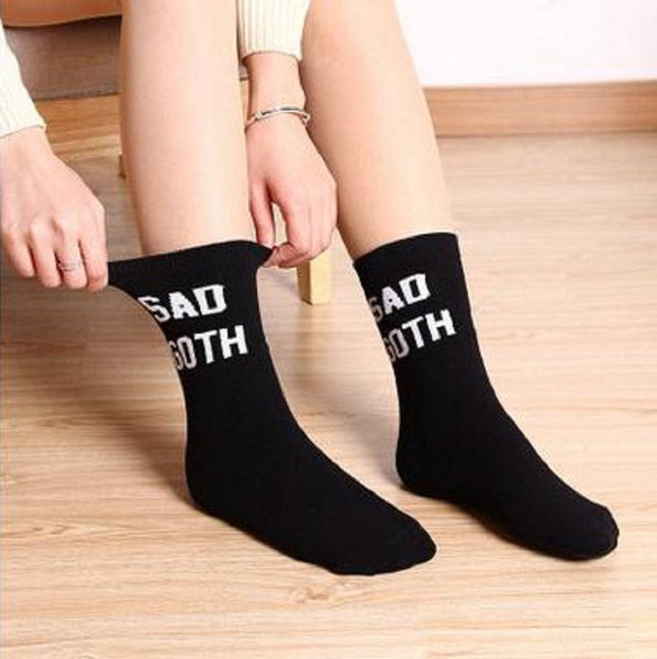 SAD GOTH CREW SOCKS