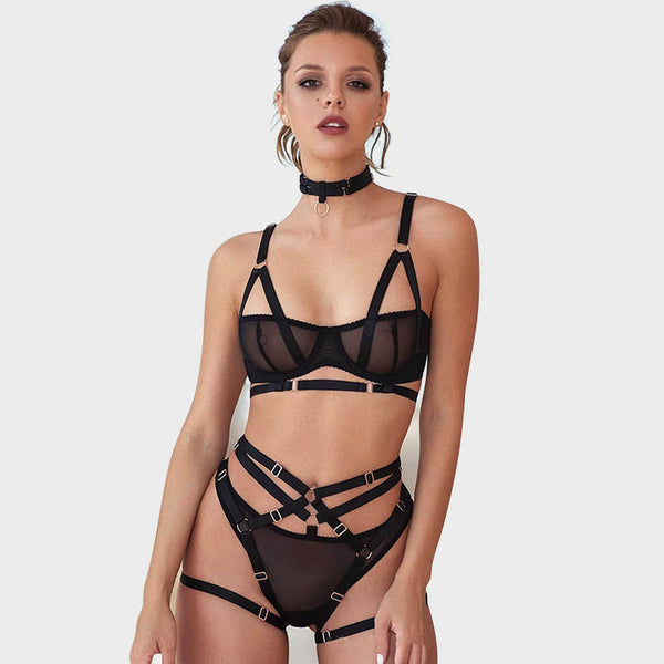 To Be With You Bandage Lingerie Set