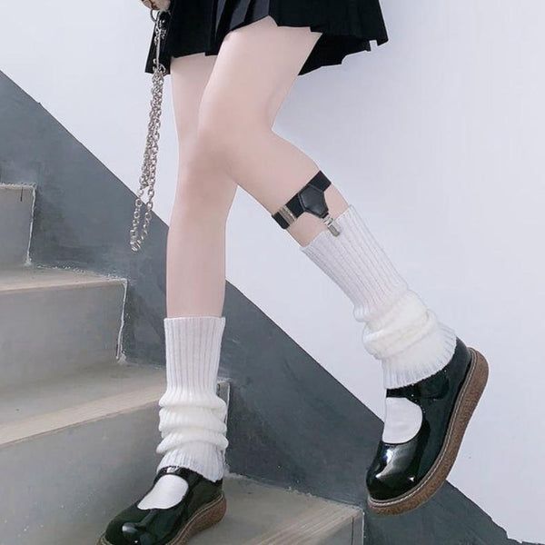 Winter Warm Knitted Long Socks Lolita Style