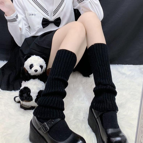 Winter Warm Knitted Long Socks Lolita Style